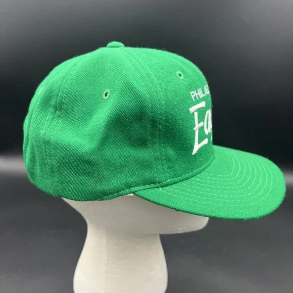Vintage 90s Philadelphia Eagles Sports Specialties Hat Green One Size - Picture 2 of 14
